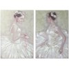 Plátno DKD Home Decor Plátno Drevo MDF 80 x 3 x 120 cm