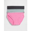 GAP Spodné kalhotky 3 ks Viacfarebná S