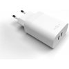 FIXED Dual USB-C Travel Charger 35W, white FIXC35-2C-WH