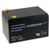 Powery Akumulátor Peg Perego, núdzové napájanie (UPS) 12V 12Ah (nahrádza tiež 14Ah) Lead-Acid - neoriginálny