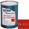 Troton AKRYLOVÝ LAK červený RAL 3020 vysoký lesk - výkonný 1711