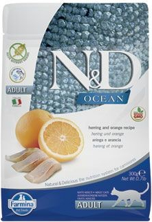 N&D OCEAN CAT GF Adult Herring & Orange 2 x 10 kg