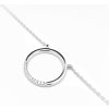 Šperk Holíč Strieborný náhrdelník s kruhovou ozdobou TM208_1