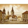 Obraz Banská Bystrica 20.stor.2, VBart PREVEDENIE: OBRAZ na plátne blindrám, ROZMER v cm/TYP OKRAJA: 60x45