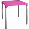 MEGA PLAST Stôl záhradný VIVA 72 cm, ružový