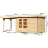 Drevený záhradný domček RETOLA 4 Lanitplast