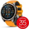 Garmin fenix 8 - 47mm, AMOLED, Sapphire, Titanium, Spark Orange/Graphite band
