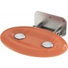 RAVAK Sedadlo do sprchy OVO-P II-ORANGE B8F0000050