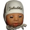 kojenecká čiapka BABY - s menom béžová Veľkosť: 56