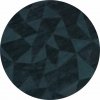 Zelenomodrý ručne tkaný vlnený okrúhly koberec ø 160 cm Shard Teal – Flair Rugs
