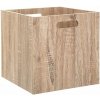 5five Simply Smart Úložný box vo farbe prírodného dreva 31 × 31 cm