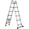 Teleskopický rebrík 3,8 m sklopný
