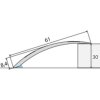 Effector A49 EF3V01816 Vyrovnávací profil Orech Chille 1.00 m