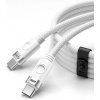 VSETKONAMOBIL 118707 ORICO CDX 60W Rýchlo nabíjací kábel USB-C / USB-C biely