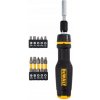 DEWALT skrutkovač s račňou + sada bitov 11 ks DWHT68001-0