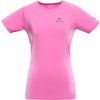 Dámske rýchloschnúce tričko s cool drmi ALPINE PRE BONDA 2 ružová XS