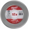 Milwaukee Pro+ rezné kotúče na kov 125 x 1 mm 10 ks