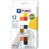 Fimo soft sada 12 barev 25 g NATURAL