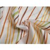Dekoračná látka VISCONTI farebné pruhy 140 cm