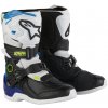 boty TECH 3S KIDS, ALPINESTARS, dětské bílá/černá/modrá, vel. 32)