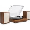 Victrola VM-135-OAK-INT hnedá / gramofón s reproduktormi / 3 rýchlostné / BT / 3.5mm jack / RCA (5060647651091)