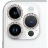 AppleKing tvrdené sklá posádzané kamienkami na ochranu šošoviek zadného fotoaparátu pre iPhone 14 Pro/14 Pro Max - strieborná - možnosť vrátiť tovar ZADARMO do 30tich dní