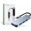 Tech-Protect V1 HUB adaptér 4x USB, sivý
