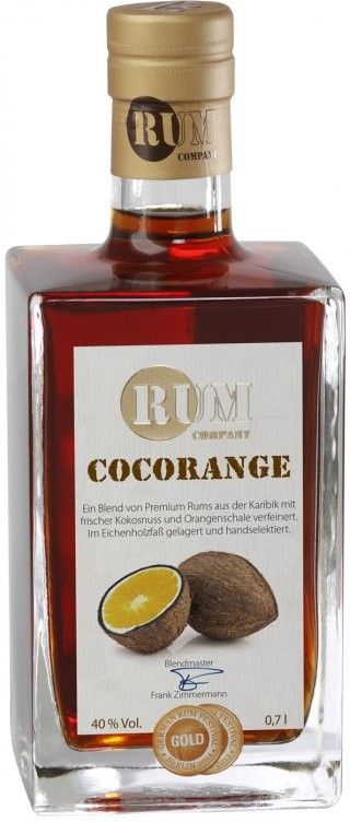 RUM COMPANY COCORANGE 40% 0,7 l (čistá fľaša)