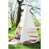 Small Foot Drevené indiánske teepee s plachtou