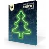 LED Neón VIANOČNÝ STROMČEK zelený Batéria + USB FLNE1