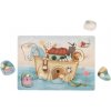 LITTLE DUTCH Puzzle skladacie so zvukom Noemova archa 7056LD