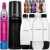 SADA NA VODU SATURÁTOR SODASTREAM TERRA BLACK 4 FLAŠE + 6x NÁPOJE