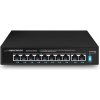 Esperanza ENS106 10-portový Poe Switch 10/100 96W