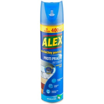 Alex antistatický čistič proti prachu na všetky povrchy 400 ml