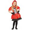 Červená čiapočka deluxe - vek 5 - 6 rokov - 110 - 115 cm
