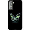Picasee silikónový čierny obal pre Samsung Galaxy S21 FE 5G - Diamanty Blue