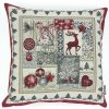 Vianočný gobelínový obliečka vankúš MERRY CHRISTMAS 45 x 45 cm