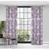 Dekoračný etamínový záves SHERRY s kvetinovým motívom 140x250cm