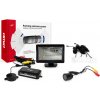 AMiO Parkovací asistent TFT01 4,3” s kamerou HD-301-IR , 4-senzorové, biele
