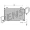 Kondenzátor klimatizácie DENSO DCN50026