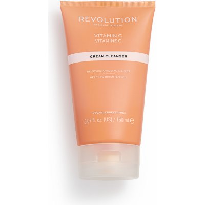 Makeup Revolution Skincare Vitamin C rozjasňující čistiaci krém 150 ml