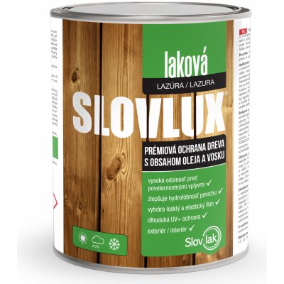 Slovlux laková lazúra 2,5 l mahagon