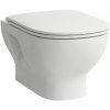 Laufen Lua - Závesné WC s doskou SoftClose, Rimless, biela H8660810000001