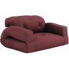 sofa HIPPO (futónová pohovka ) 140*200 cm bordeaux 710