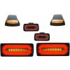 KITT Led Taillights Light Bar with Rear Bumper Fog Lamp and Turning Lights Sequential Dynamic suitable for MERCEDES Benz G-class W463 (1989-2015) Smoke