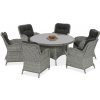 Focus Garden Focus Barcelona 6+1 záhradná jedálenská súprava, melange white 003426