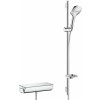 Hansgrohe Raindance Select E - Sprchový set 120 s termostatom Ecostat Select, 3 prúdy, biela/chróm - 27039400