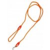 Vodítko BUSTER Reflective lanové 180cm/8mm oranžové