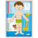 Drevená hračka Woody puzzle Ľudské telo Chlapec SK