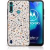 PROTEMIO 103018 MY ART Ochranný kryt pre Motorola Moto G8 Power Lite BEIGE TERRAZZO (162)